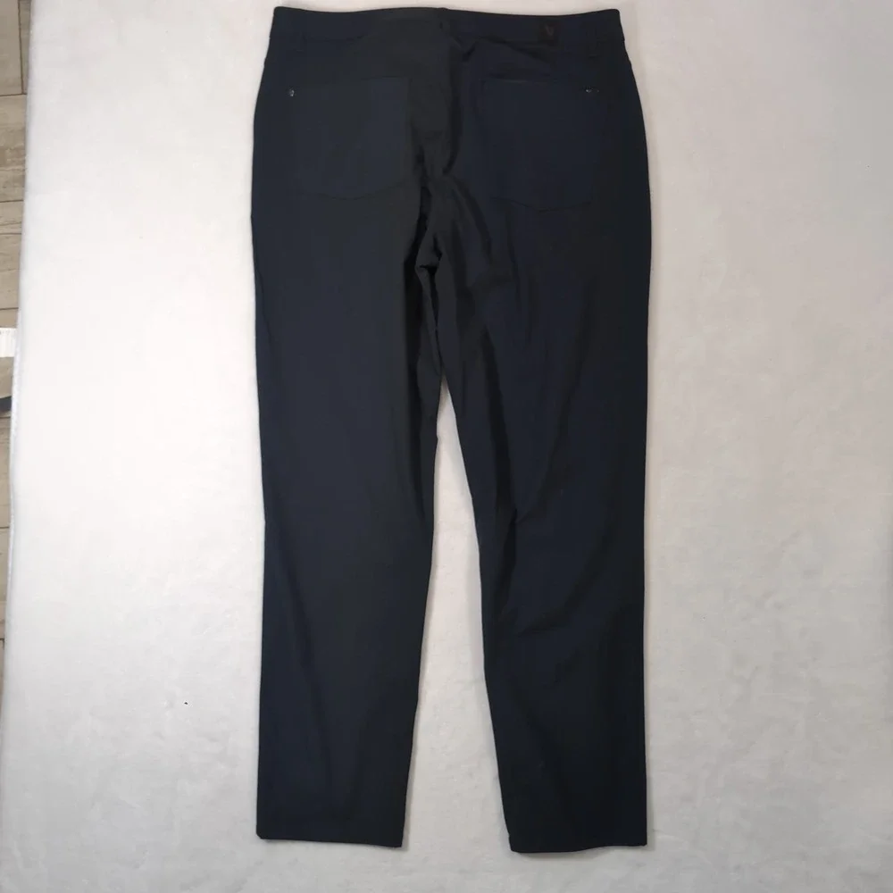 Vuori Meta Pant Men 36 Navy Blue Slim Taper 4-Way Stretch Tech V4009 Performance